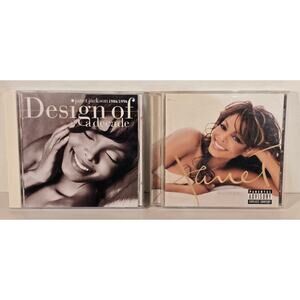 Janet Jackson CD Lot of 2 All For You Design of a Decade 1986 1996
